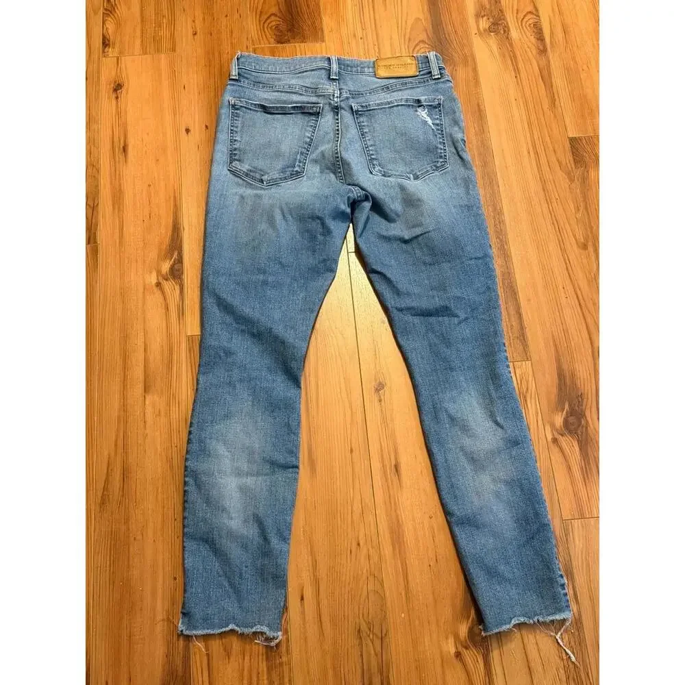 Lucky Brand Distressed Blue Skinny Jeans Mid Rise Women’s 28 - Picture 6 of 6